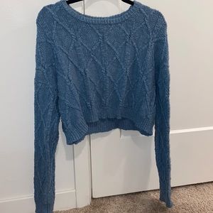 Cropped forever 21 knitted top